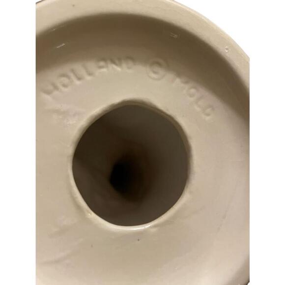 10.5” Holland Mold Vintage Pair of Victorian Ceramic Cherub Candle Holders - Picture 9 of 9